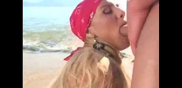  A little anal action on the beach